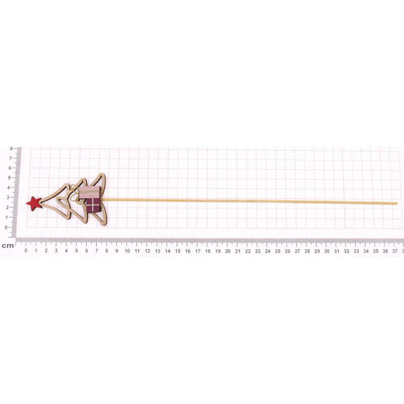 ZÁPICH STROMEČEK 5,5x8x38cm 6ks*MIX BAREV