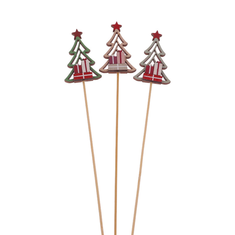 ZÁPICH STROMEČEK 5,5x8x38cm 6ks*MIX BAREV