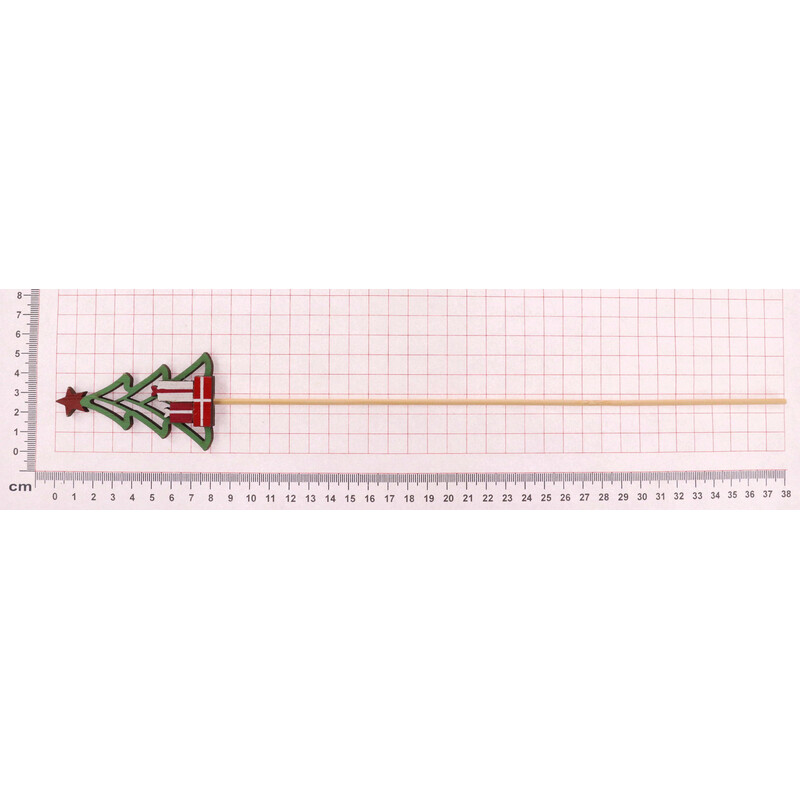 ZÁPICH STROMEČEK 5,5x8x38cm 6ks*MIX BAREV