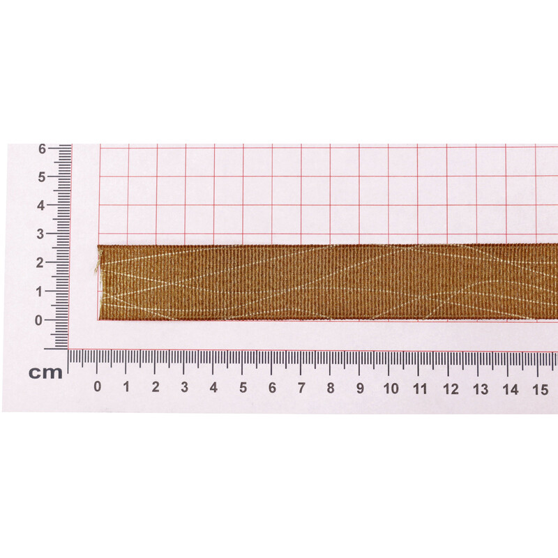 STUHA AKAN 25mmx15m*ZLATÁ