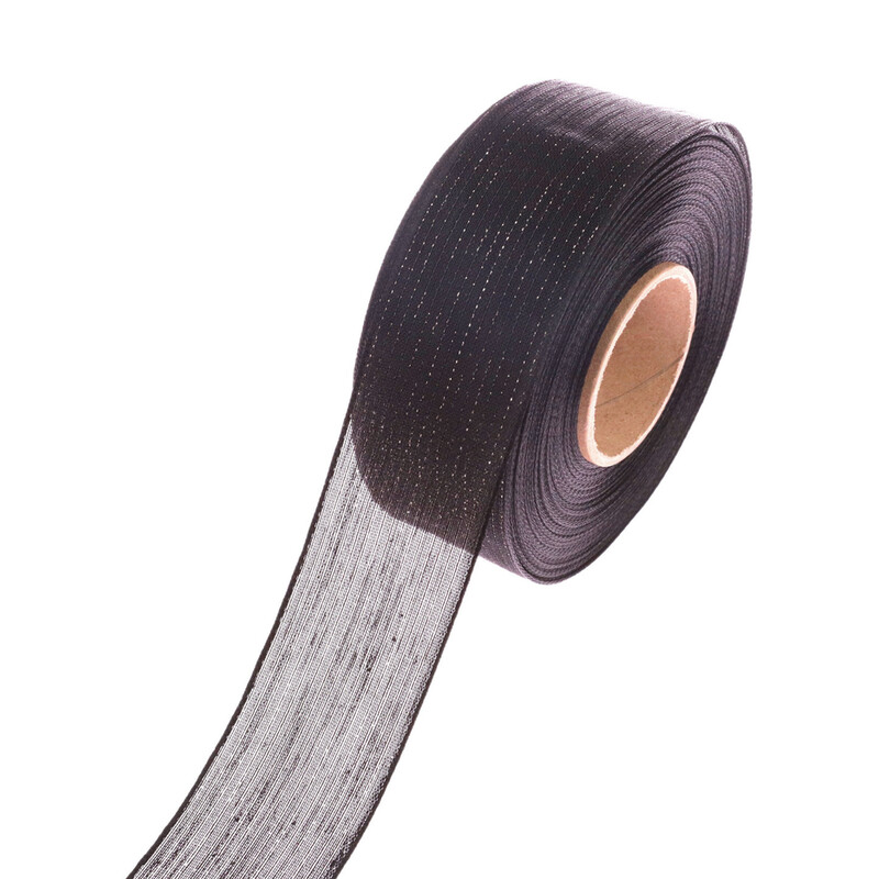 PLÁTNOVÁ STUHA MTP 40mmx25m*ČERNÁ 103900