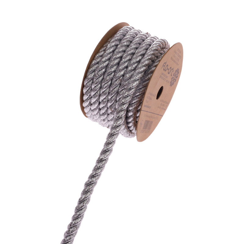 PROVÁZEK 10mmx5yd*STŘÍBRNÁ