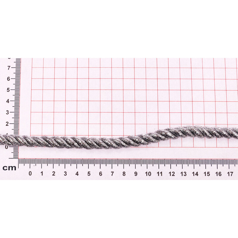 PROVÁZEK 10mmx5yd*STŘÍBRNÁ