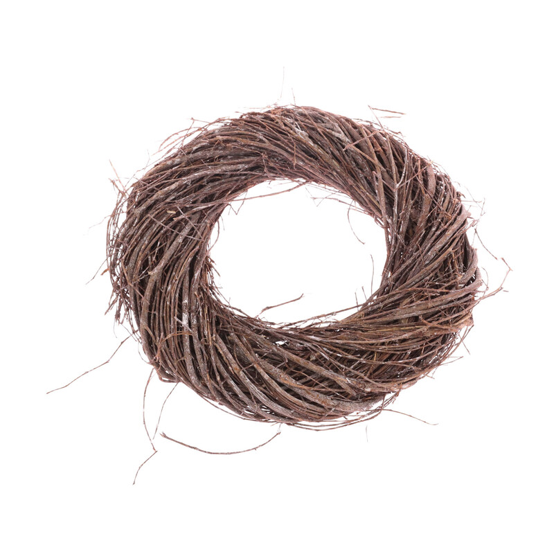 VĚNEC PROUTĚNÝ 25cm*PŘÍRODNÍ+BÍLÁ