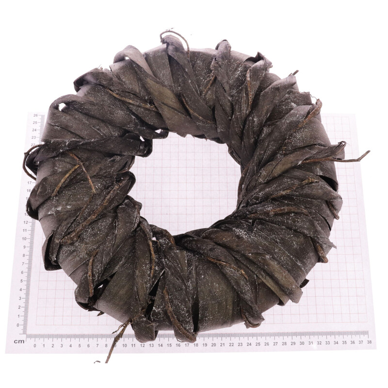 VĚNEC PROUTĚNÝ 32cm*HNĚDÁ