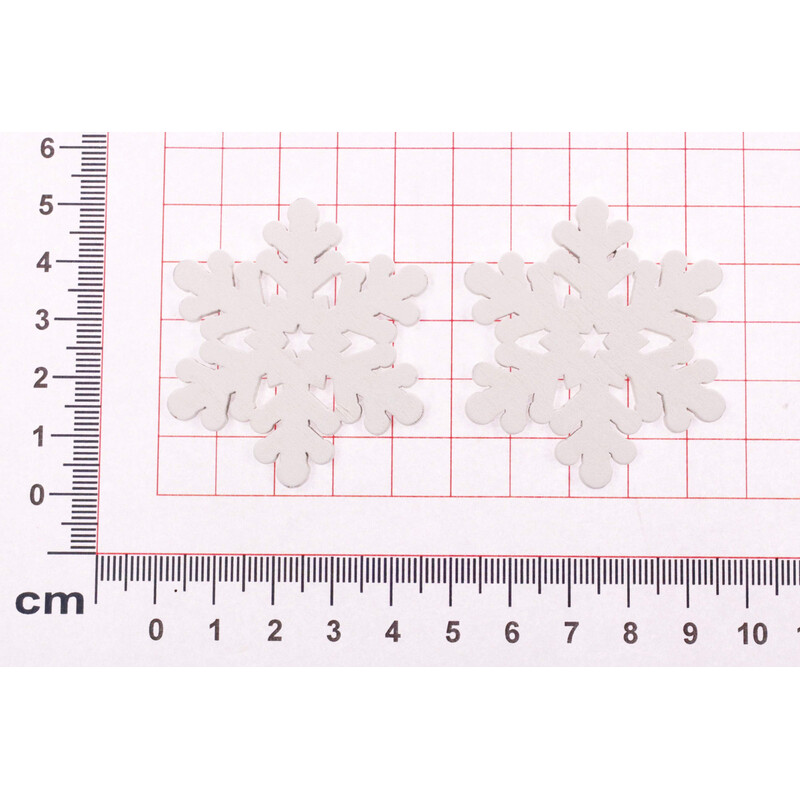 VLOČKY 5cm 18ks*BÍLÁ