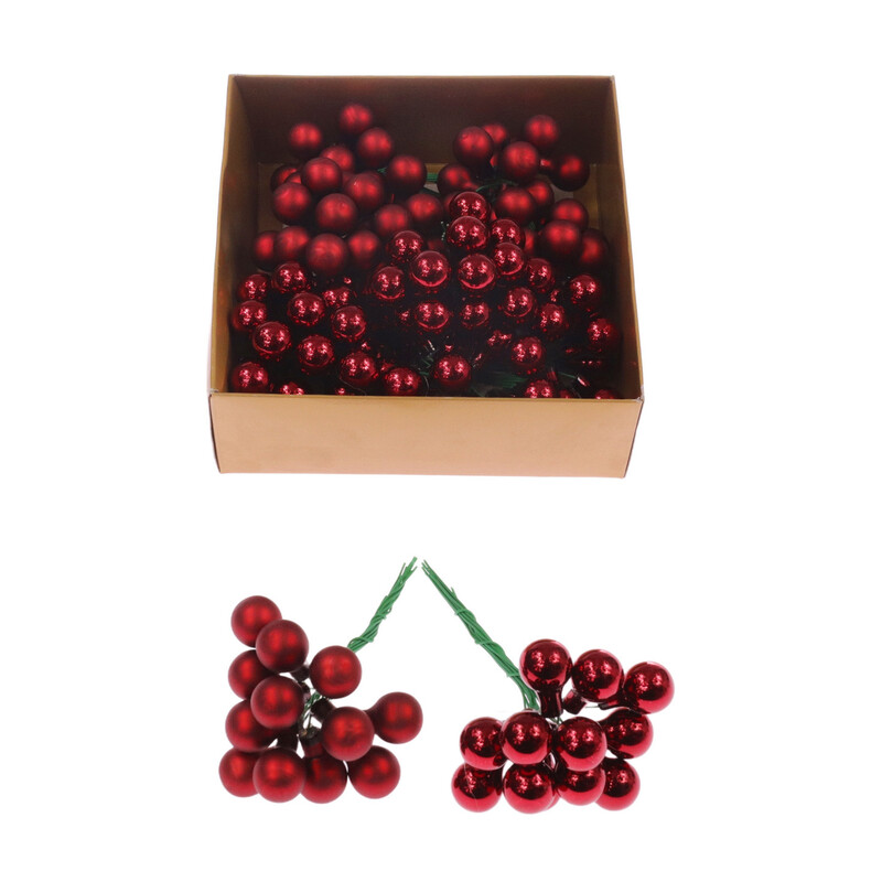 KOULE NA DR. 1,5x10,5cm 144ks MIX*BORDOVÁ