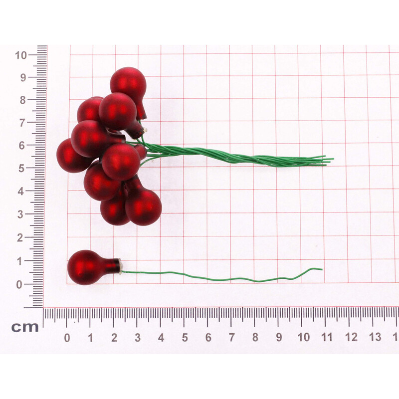 KOULE NA DR. 1,5x10,5cm 144ks MIX*BORDOVÁ