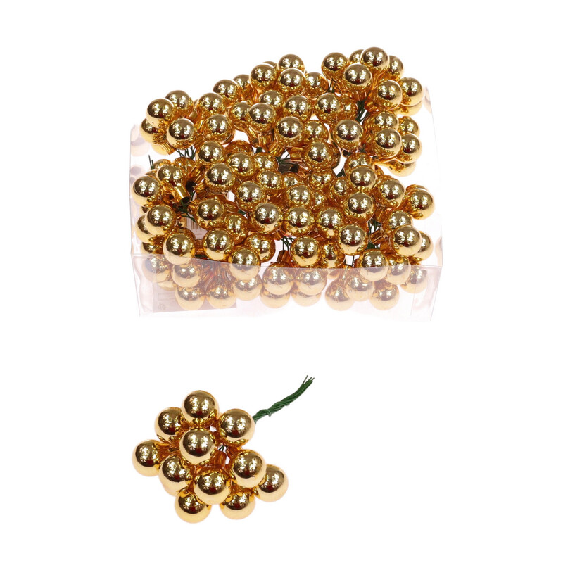 KOULE NA DR. 1,5x10,5cm 144ks*ZLATÁ