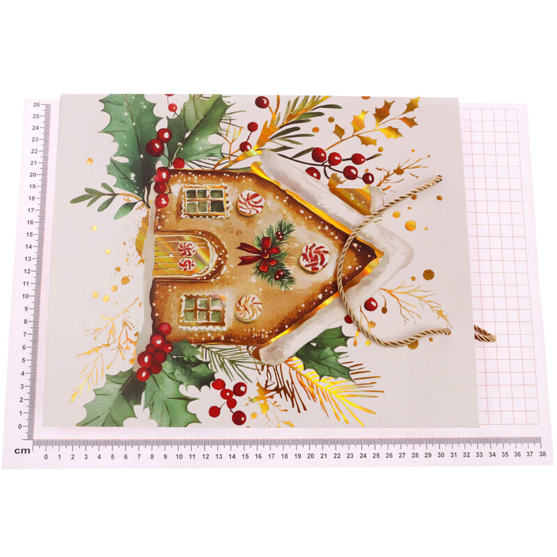 TAŠKA P MIX 26x32x10cm VÁNOCE*