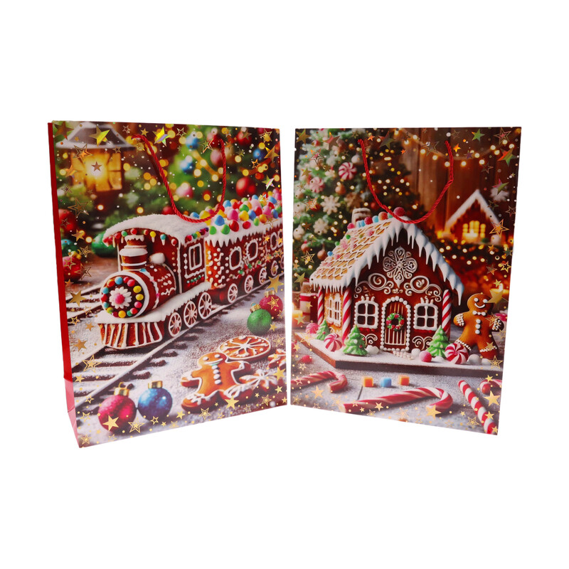 TAŠKA P MIX 31x42x12cm VÁNOCE*