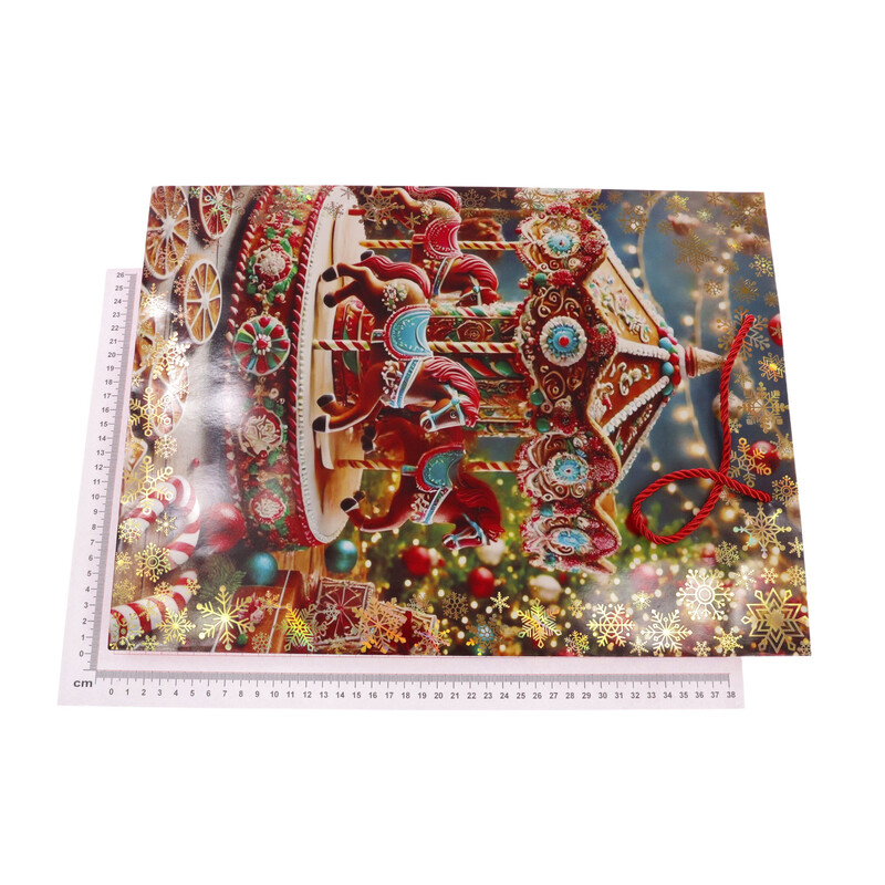 TAŠKA P MIX 31x42x12cm VÁNOCE*