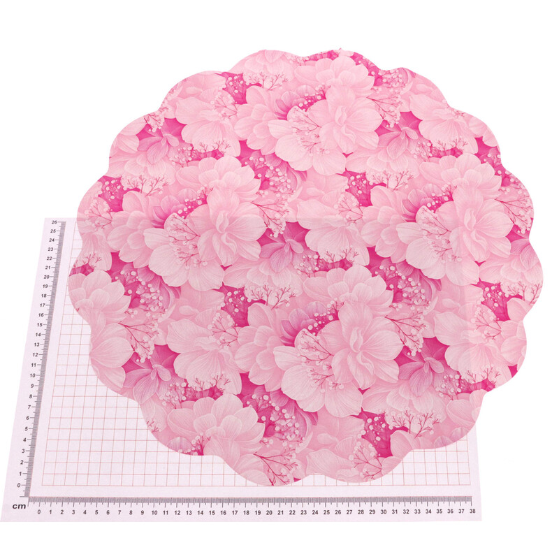 RONDO 48cm CAMILLA*RŮŽOVÁ