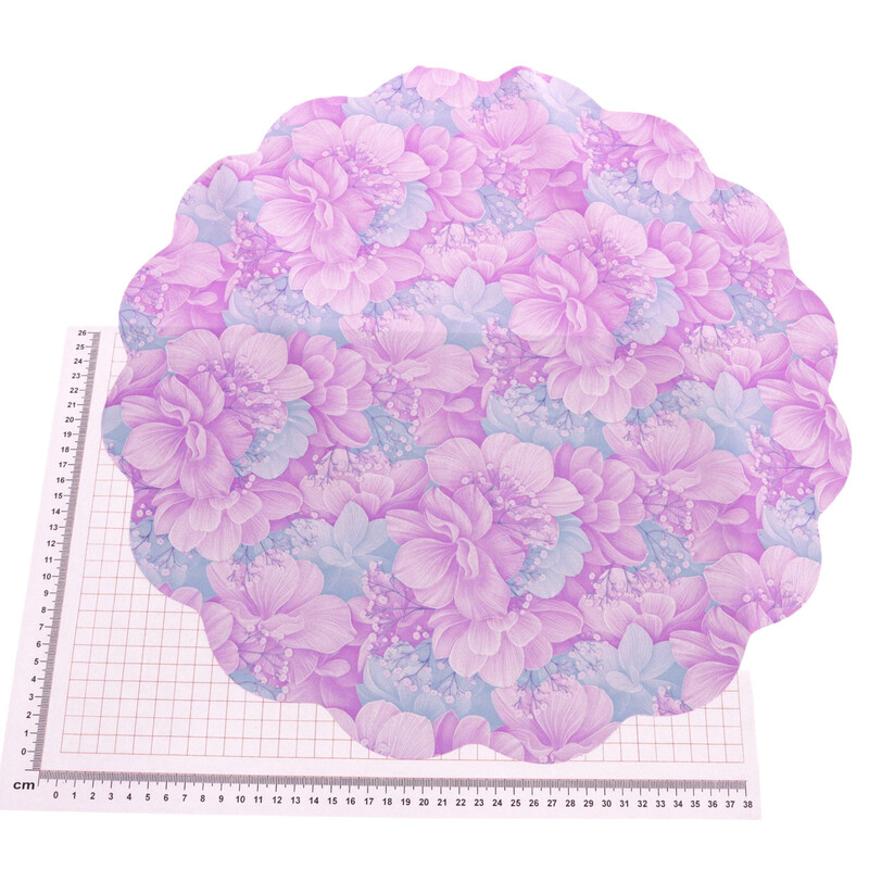 RONDO 48cm CAMILLA*FIALOVÁ+TYRKYSOVÁ