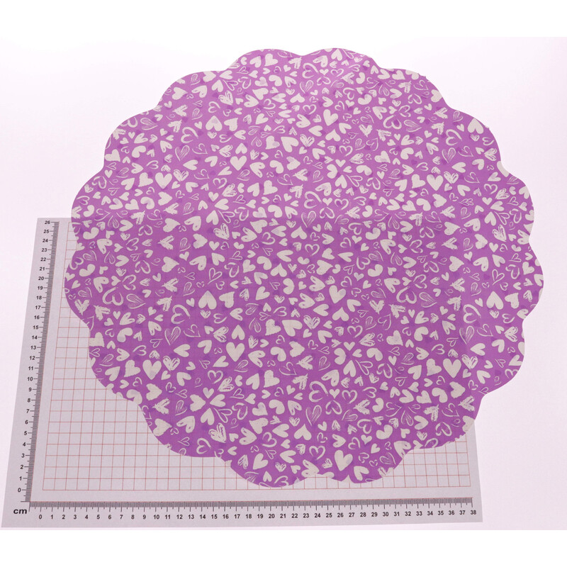 RONDO 48cm CUORIFOGLI*FIALOVÁ