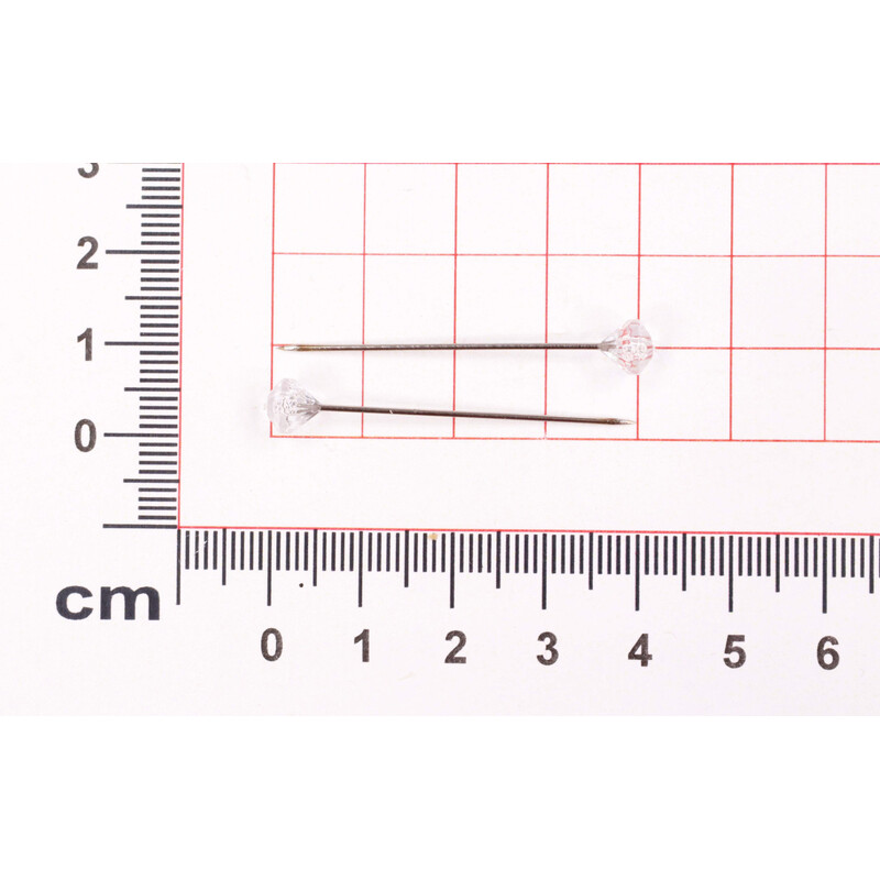 ŠPENDLÍK 6mmx4cm 50ks*PRŮHLEDNÁ