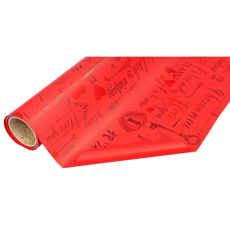 ROLE PLAST SRDCE SN 50cmx9m*ČERVENÁ 22