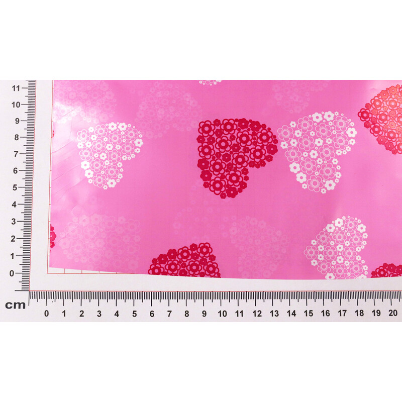 ROLE PLAST SRDCE SK 50cmx9m*RŮŽOVÁ 31