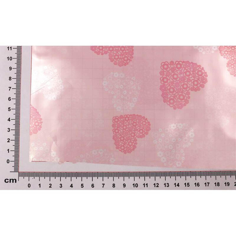 ROLE PLAST SRDCE SK 50cmx9m*RŮŽOVÁ SV. 33