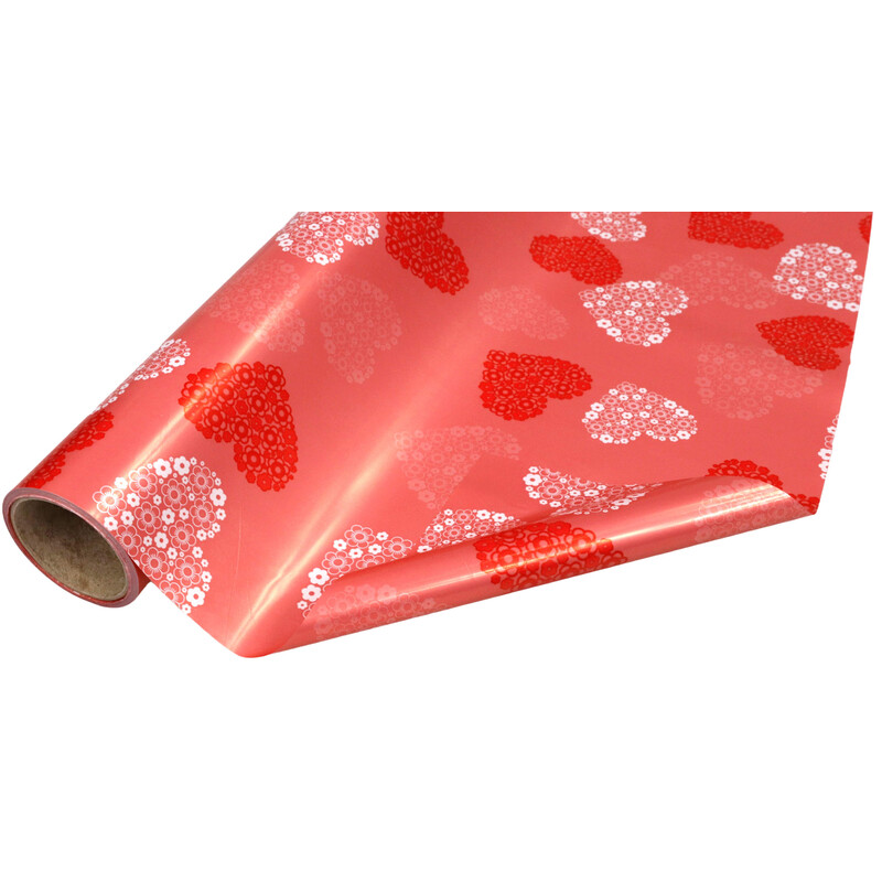 ROLE PLAST SRDCE SK 50cmx9m*STARORŮŽOVÁ 49