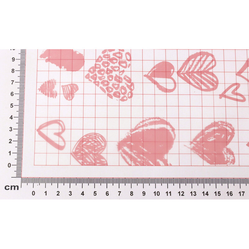 ROLE PLAST SRDCE AMORKI 50cmx9m*STARORŮŽOVÁ 05