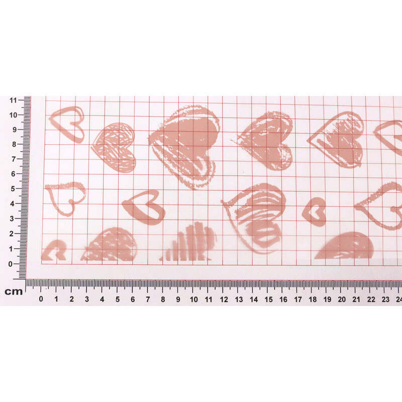 ROLE PLAST SRDCE AMORKI 50cmx9m*STARORŮŽOVÁ 75