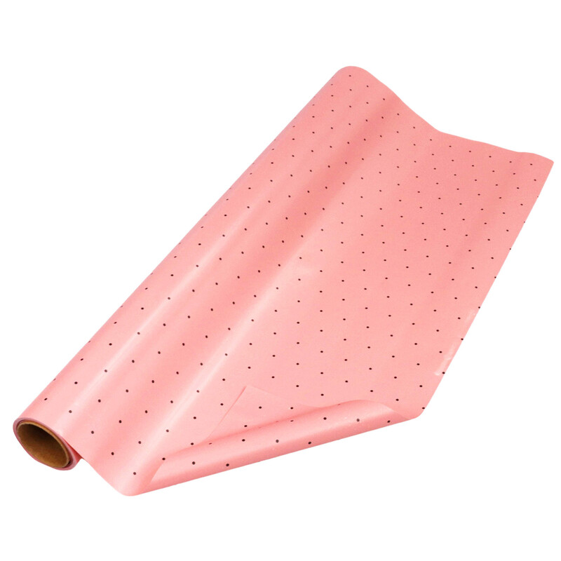 ROLE PLAST PUNTÍK 50cmx8m*STARORŮŽOVÁ 05