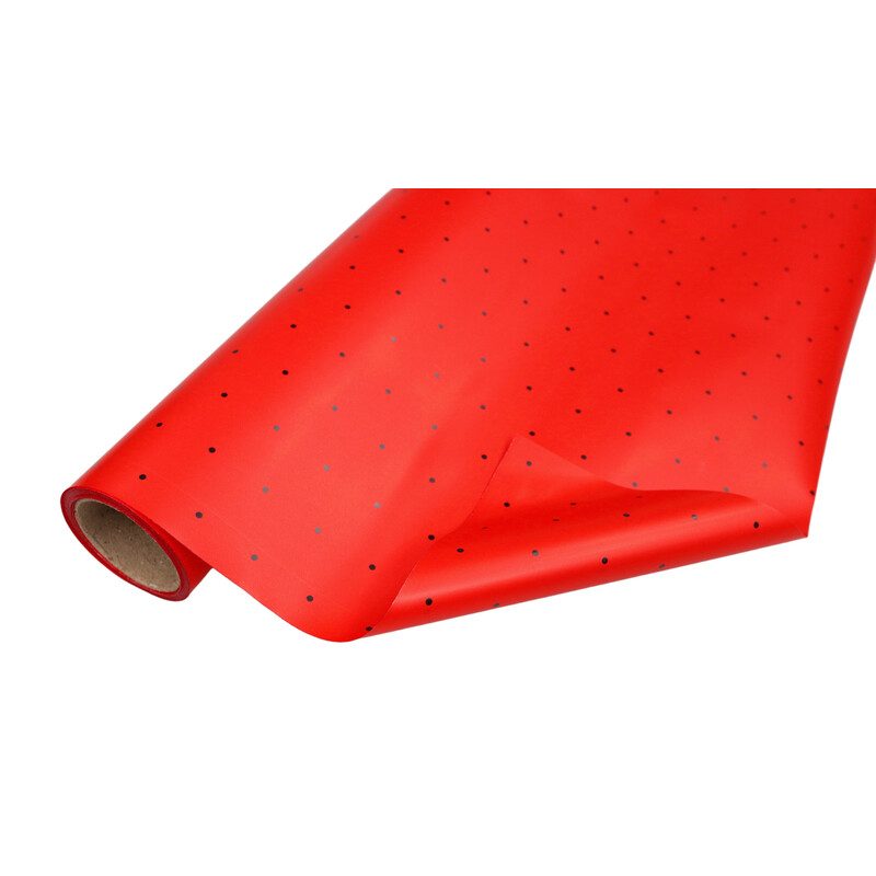 ROLE PLAST PUNTÍK 50cmx8m*ČERVENÁ 22