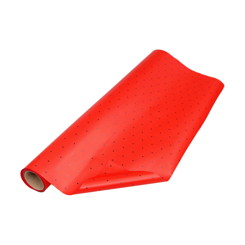 ROLE PLAST PUNTÍK 50cmx8m*ČERVENÁ 22