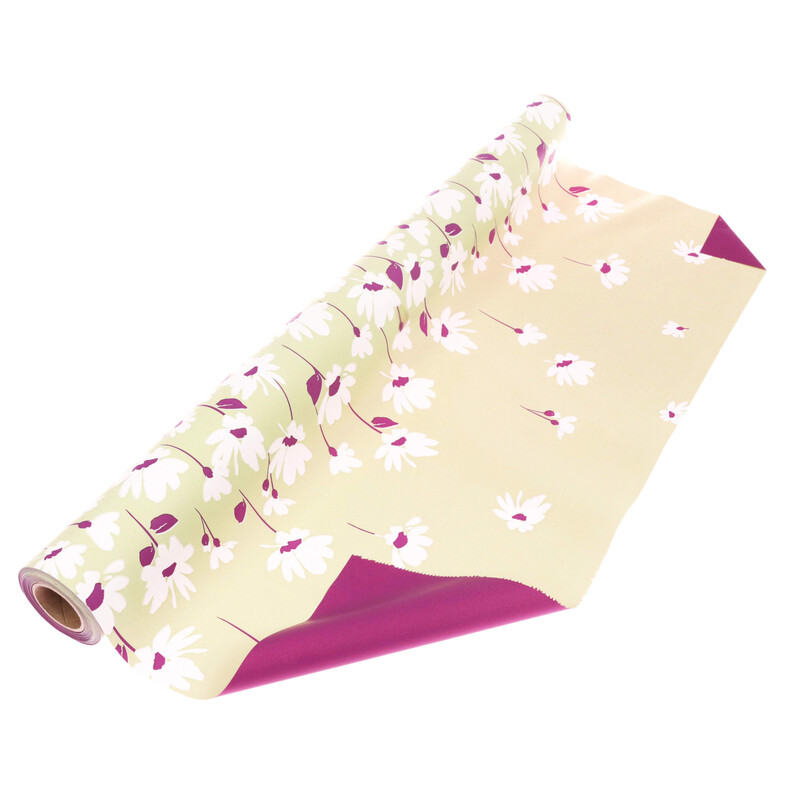 ROLE PLAST FLY DAISY 70cmx40m*RŮŽOVÁ TM.+ZELENÁ