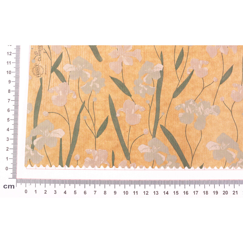 ROLE PAPÍR AUBE 79cmx40m*PŘÍRODNÍ+ZELENÁ