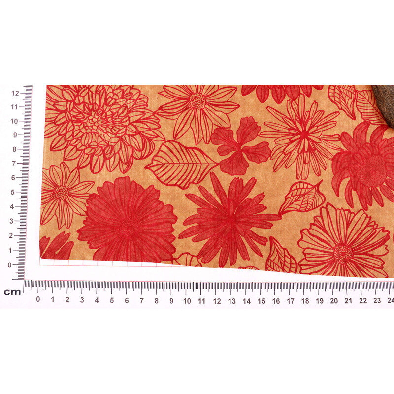 ROLE PAPÍR SALOME 79cmx40m*PŘÍRODNÍ+ČERVENÁ