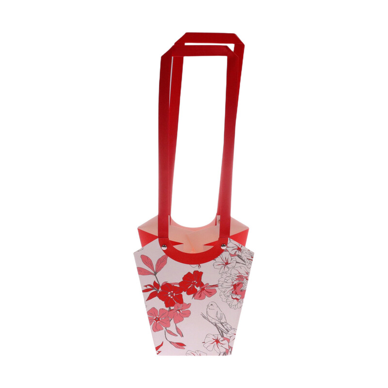 TAŠKA AQUA BIRDY 11x19x17,5cm*ČERVENÁ