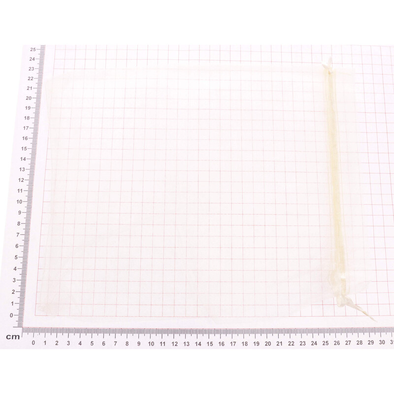 SÁČEK ORGANZA 24x30cm*KRÉMOVÁ