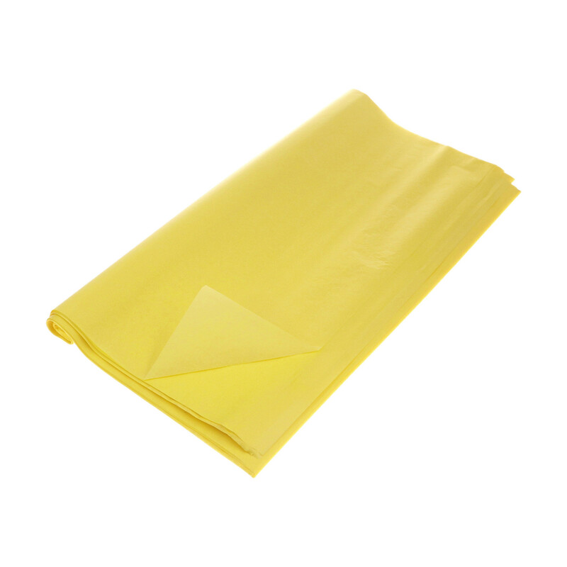 ARCH PAPÍR HEDVÁBNÍ 50x75cm 40ks*ŽLUTÁ