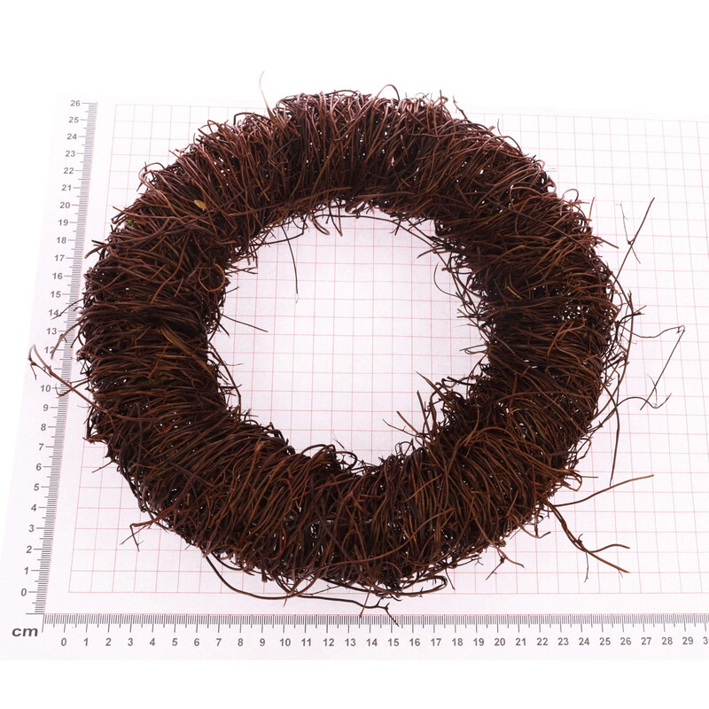 VĚNEC RÉVA 25cm*HNĚDÁ