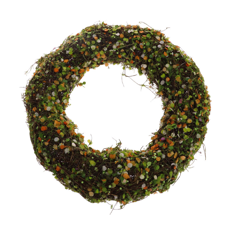 VĚNEC JARO 30cm*MIX BAREV