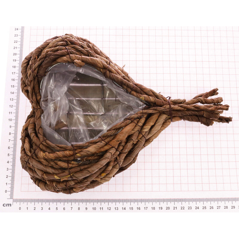 OBAL SRDCE 20x27x05cm*HNĚDÁ