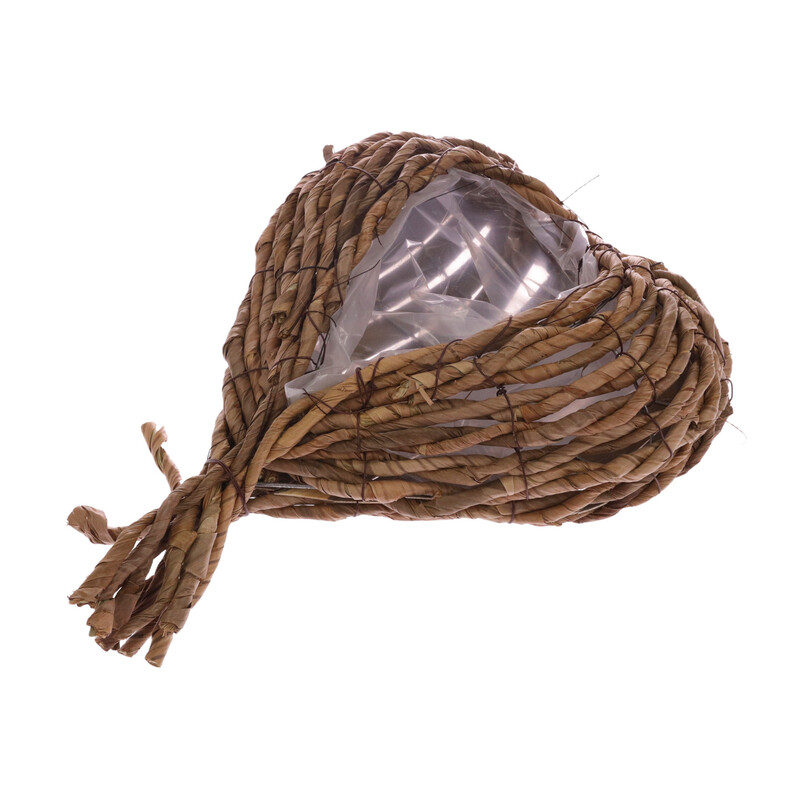 OBAL SRDCE 24x32x08cm*HNĚDÁ