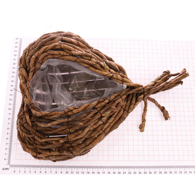 OBAL SRDCE 24x32x08cm*HNĚDÁ