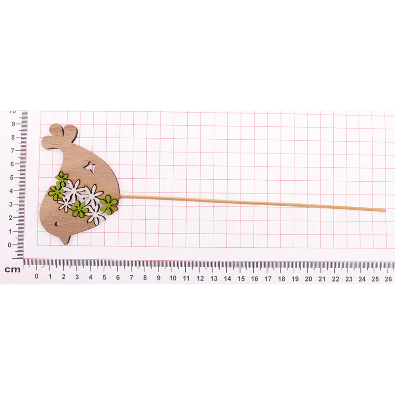 ZÁPICH PTÁČEK 09x06x26cm 6ks*MIX BAREV