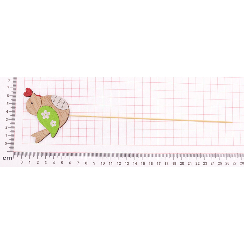 ZÁPICH PTÁČEK 06x06x27cm 6ks*MIX BAREV