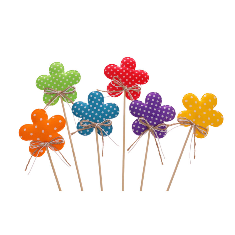 ZÁPICH KVĚT 07x24cm 6ks*MIX BAREV