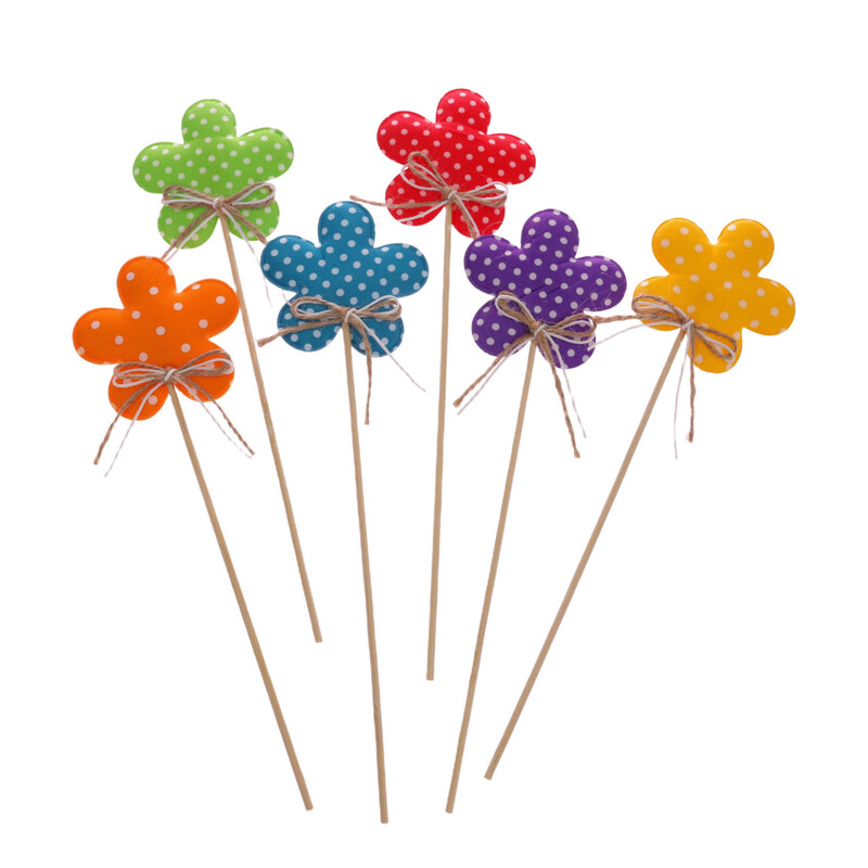 ZÁPICH KVĚT 07x24cm 6ks*MIX BAREV