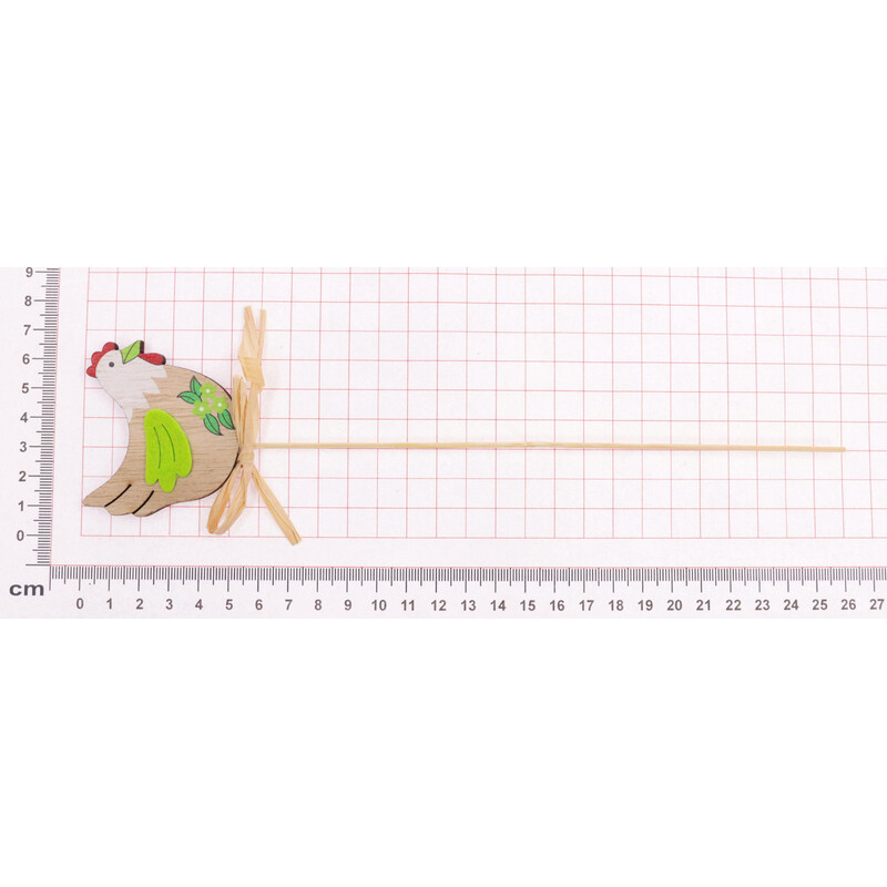 ZÁPICH SLEPICE 06x5,5x26cm 6ks*MIX BAREV