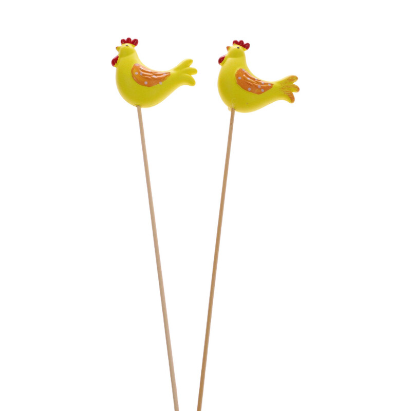 ZÁPICH KOHOUT 7,5x6,5x36cm 6ks*MIX BAREV