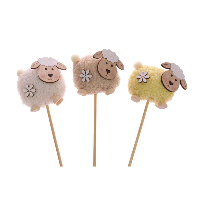 ZÁPICH OVEČKA 07x06x32cm*MIX BAREV