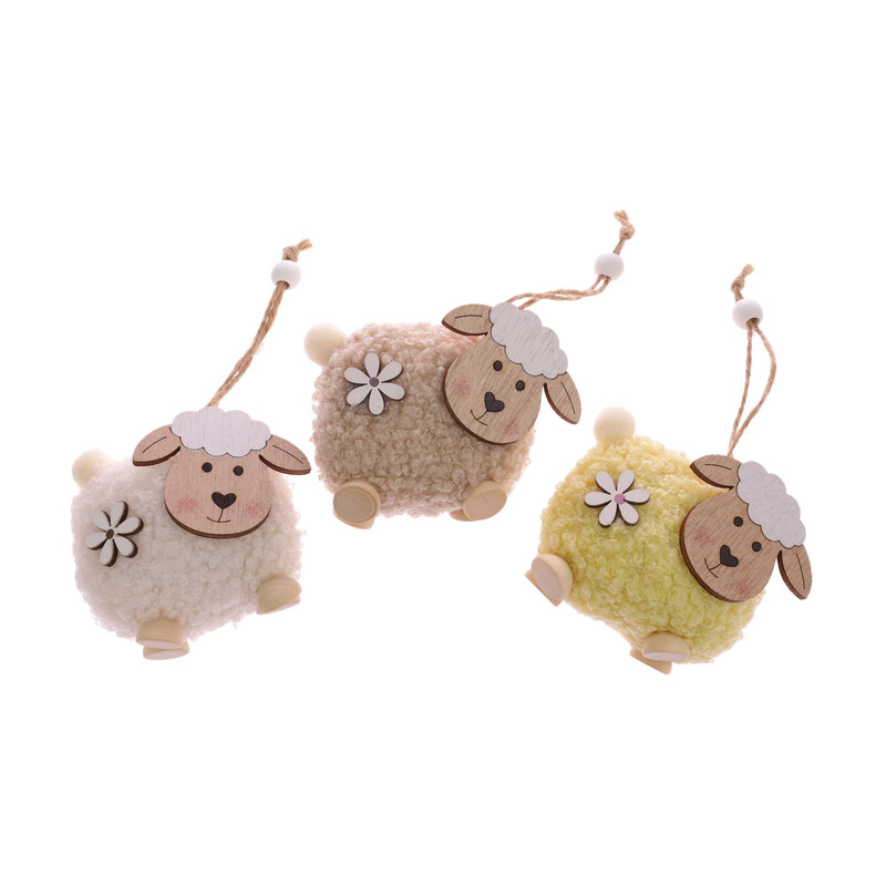 ZÁVĚS OVEČKA 07x06cm*MIX BAREV