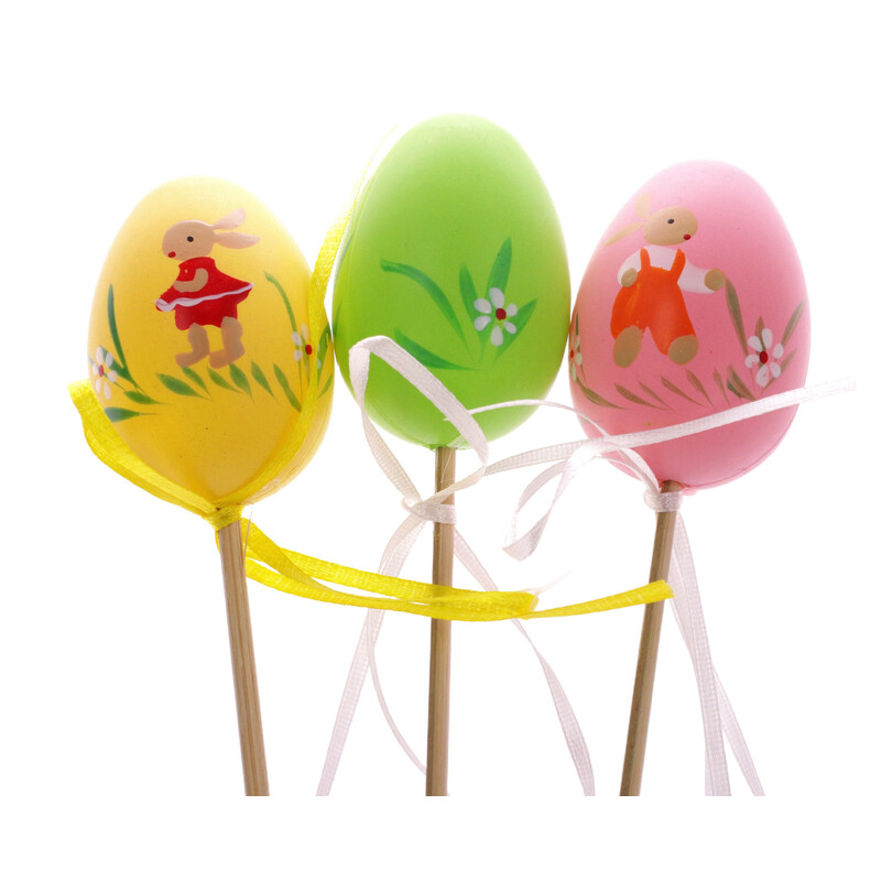 ZÁPICH VAJÍČKA 6ks 6x25cm*MIX BAREV