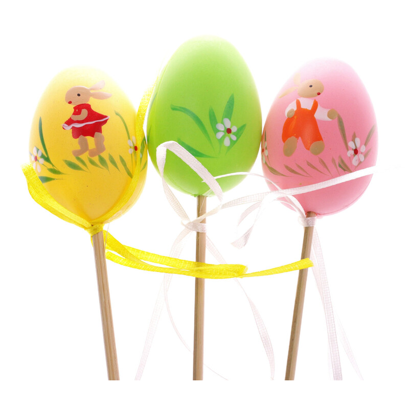 ZÁPICH VAJÍČKA 6ks 6x25cm*MIX BAREV